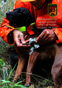Pressemitteilung Hundeunfallversicherung "Wild und Hund, Ausgabe 19/2015"