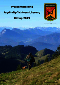 Pressemitteilung Jagdhaftpflicht Rating 2019